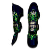 St. Patrick's Day Green Clover Print Muay Thai Shin Guards-grizzshop