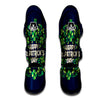 St. Patrick's Day Green Clover Print Muay Thai Shin Guards-grizzshop