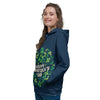 St. Patrick's Day Green Clover Print Women's Hoodie-grizzshop