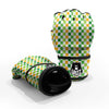 St. Patrick's Day Irish Checkered Print MMA Gloves-grizzshop