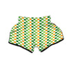 St. Patrick's Day Irish Checkered Print Muay Thai Boxing Shorts-grizzshop