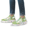 St. Patrick's Day Irish Checkered Print White Gym Shoes-grizzshop