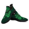 St. Patrick's Day Irish Clover Print Black Athletic Shoes-grizzshop