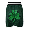 St. Patrick's Day Irish Clover Print Boxing Shorts-grizzshop