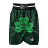 St. Patrick's Day Irish Clover Print Boxing Shorts-grizzshop