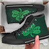 St. Patrick's Day Irish Clover Print High Top Shoes-grizzshop