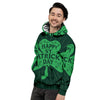 St. Patrick's Day Irish Clover Print Men's Hoodie-grizzshop