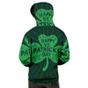 St. Patrick's Day Irish Clover Print Men's Hoodie-grizzshop