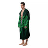 St. Patrick's Day Irish Clover Print Men's Robe-grizzshop