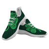 St. Patrick's Day Irish Clover Print White Athletic Shoes-grizzshop