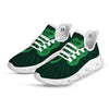 St. Patrick's Day Irish Clover Print White Running Shoes-grizzshop