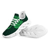 St. Patrick's Day Irish Clover Print White Running Shoes-grizzshop