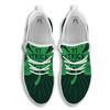 St. Patrick's Day Irish Clover Print White Walking Shoes-grizzshop