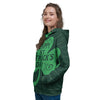 St. Patrick's Day Irish Clover Print Women's Hoodie-grizzshop