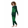 St. Patrick's Day Irish Clover Print Women's Pajamas-grizzshop