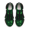 St. Patrick's Day Irish Leaf Print Black Gym Shoes-grizzshop