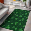 St. Patrick's Day Irish Leaf Print Floor Mat-grizzshop