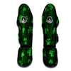 St. Patrick's Day Irish Leaf Print Muay Thai Shin Guards-grizzshop