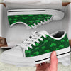 St. Patrick's Day Irish Leaf Print White Low Top Shoes-grizzshop