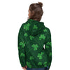 St. Patrick's Day Irish Leaf Print Women's Hoodie-grizzshop