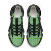 St. Patrick's Day Irish Plaid Print Black Gym Shoes-grizzshop