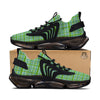 St. Patrick's Day Irish Plaid Print Black Gym Shoes-grizzshop