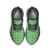 St. Patrick's Day Irish Plaid Print Black Running Shoes-grizzshop