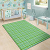 St. Patrick's Day Irish Plaid Print Floor Mat-grizzshop