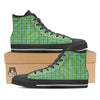 St. Patrick's Day Irish Plaid Print High Top Shoes-grizzshop