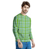 St. Patrick's Day Irish Plaid Print Men's Sweatshirt-grizzshop