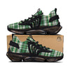 St. Patrick's Day Irish Tartan Print Black Gym Shoes-grizzshop