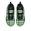 St. Patrick's Day Irish Tartan Print Black Sneaker-grizzshop