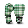 St. Patrick's Day Irish Tartan Print Boxing Gloves-grizzshop