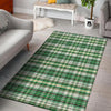 St. Patrick's Day Irish Tartan Print Floor Mat-grizzshop