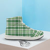 St. Patrick's Day Irish Tartan Print High Top Sneakers-grizzshop