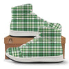 St. Patrick's Day Irish Tartan Print High Top Sneakers-grizzshop