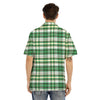 St. Patrick's Day Irish Tartan Print Men's Hawaiian Shirt-grizzshop