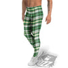 St. Patrick's Day Irish Tartan Print Men's Leggings-grizzshop