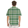 St. Patrick's Day Irish Tartan Print Men's Short Sleeve Shirts-grizzshop