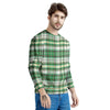 St. Patrick's Day Irish Tartan Print Men's Sweatshirt-grizzshop