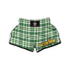 St. Patrick's Day Irish Tartan Print Muay Thai Boxing Shorts-grizzshop