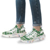 St. Patrick's Day Irish Tartan Print White Gym Shoes-grizzshop