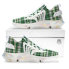 St. Patrick's Day Irish Tartan Print White Gym Shoes-grizzshop