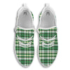 St. Patrick's Day Irish Tartan Print White Walking Shoes-grizzshop