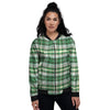 St. Patrick's Day Irish Tartan Print Women's Bomber Jacket-grizzshop