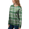 St. Patrick's Day Irish Tartan Print Women's Sweatshirt-grizzshop