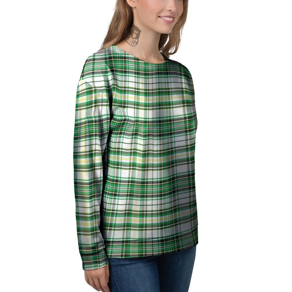 St. Patrick's Day Irish Tartan Print Women's Sweatshirt-grizzshop