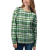 St. Patrick's Day Irish Tartan Print Women's Sweatshirt-grizzshop