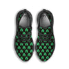 St. Patrick's Day Pixel Clover Print Pattern Black Running Shoes-grizzshop