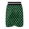 St. Patrick's Day Pixel Clover Print Pattern Boxing Shorts-grizzshop